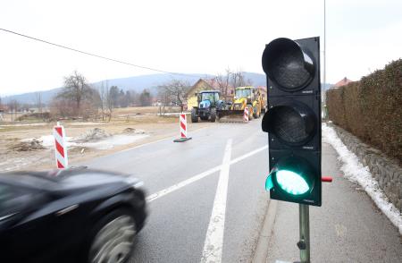 ZAČETEK DEL IZGRADNJA KANALIZACIJE BEGUNJE SELŠČEK 10 FOTO LJUBO VUKELIČ